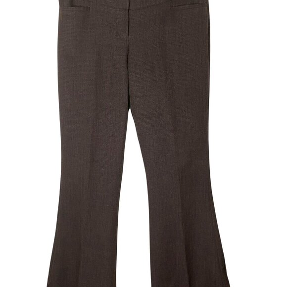 The Limited Drew Fit 6 Brown Dress Pants Low Rise Flare Bootcut Workwear - Picture 2 of 5